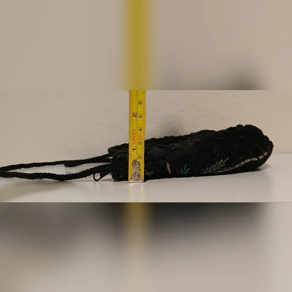 Carolyne Barton Beaded Black Evening Bag - Picture 13 of 16